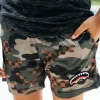 BAÑADOR INFANTIL DE CAMUFLAJE A CUADROS BAÑADOR INFANTIL DE CAMUFLAJE A CUADROS
