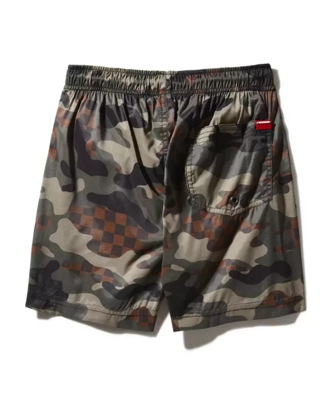 BAÑADOR INFANTIL DE CAMUFLAJE A CUADROS BAÑADOR INFANTIL DE CAMUFLAJE A CUADROS