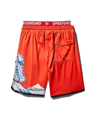 BAÑADOR JAPAN WAVE CORTO (ROJO)