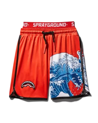 BAÑADOR KIDS JAPAN WAVE (ROJO)