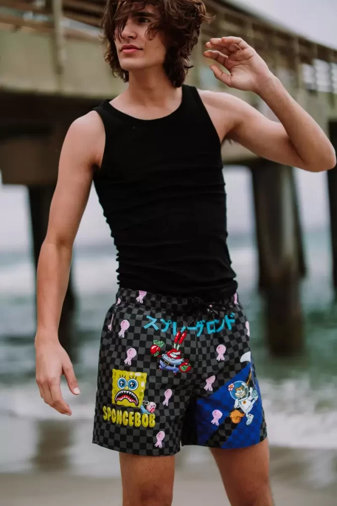 Bañador tipo bóxer de burbujas de Tokio de Bob Esponja