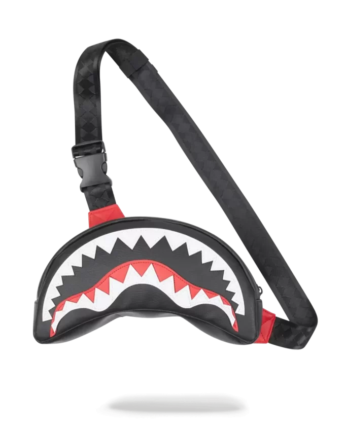 BANDOLERA CON FORMA DE BOCA DE TIBURÓN BANDOLERA CON FORMA DE BOCA DE TIBURÓN