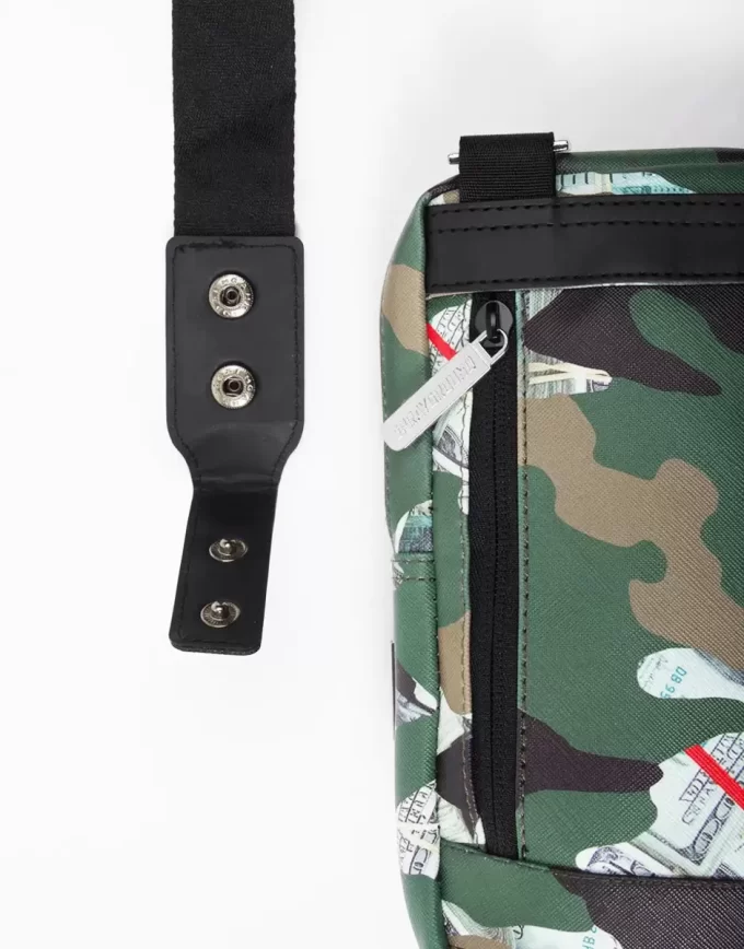 Bandolera de tiburón de dinero camuflaje