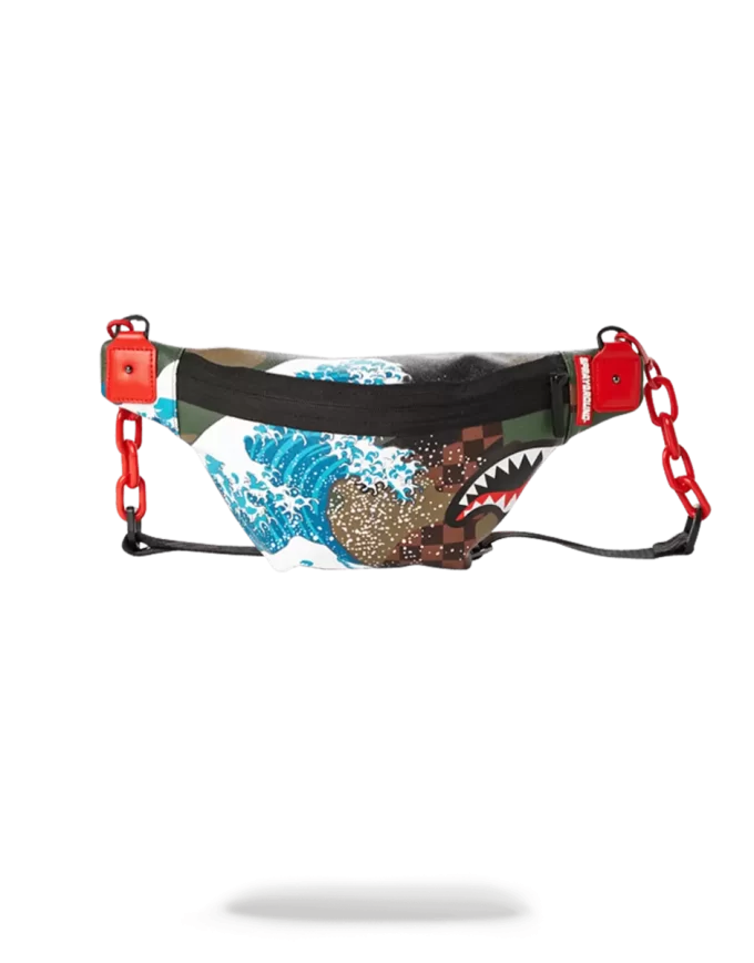 BANDOLERA DE TIBURÓN DE OLA DE CAMOKAWA BANDOLERA DE TIBURÓN DE OLA DE CAMOKAWA