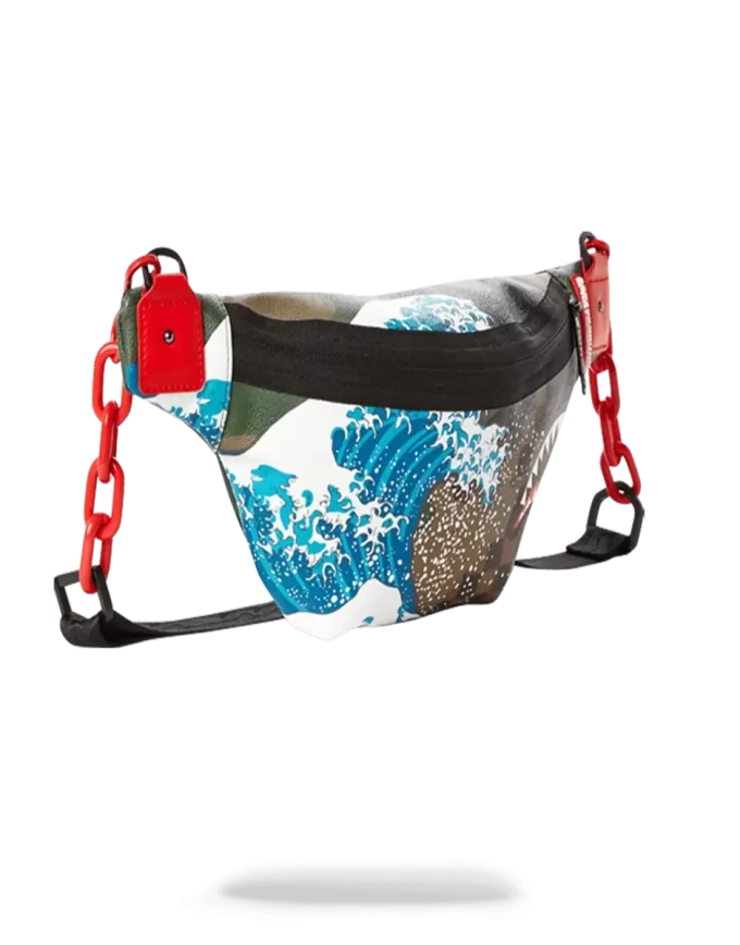 BANDOLERA DE TIBURÓN DE OLA DE CAMOKAWA BANDOLERA DE TIBURÓN DE OLA DE CAMOKAWA