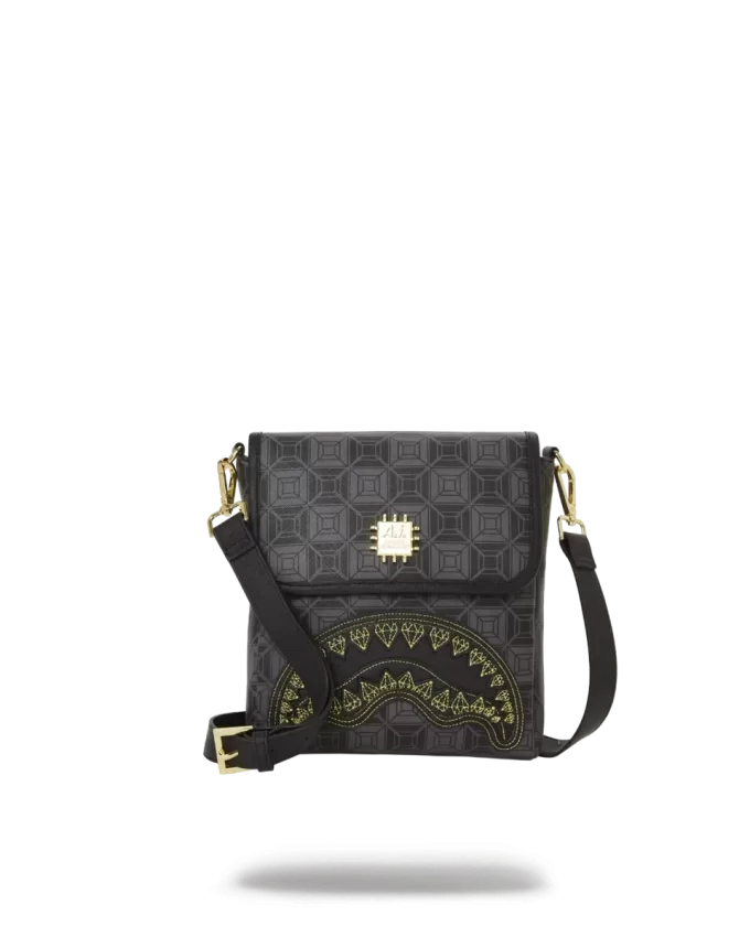 Bandolera grande Obsidian Stunner A.i.6 Sandflower Collab