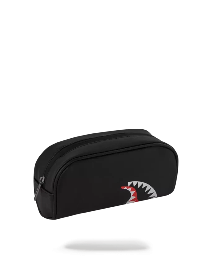 BOLSA CON BOCA DE TIBURÓN NEGRO