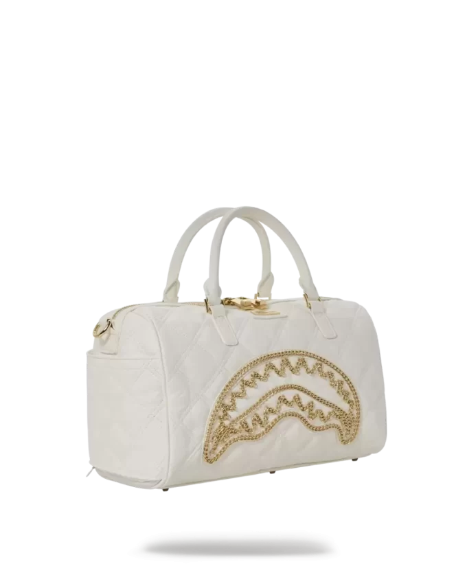 BOLSA DE BOLSA SHARK MINI RIVIERA LE BLANC CADENA ORO BOLSA DE BOLSA SHARK MINI RIVIERA LE BLANC CADENA ORO