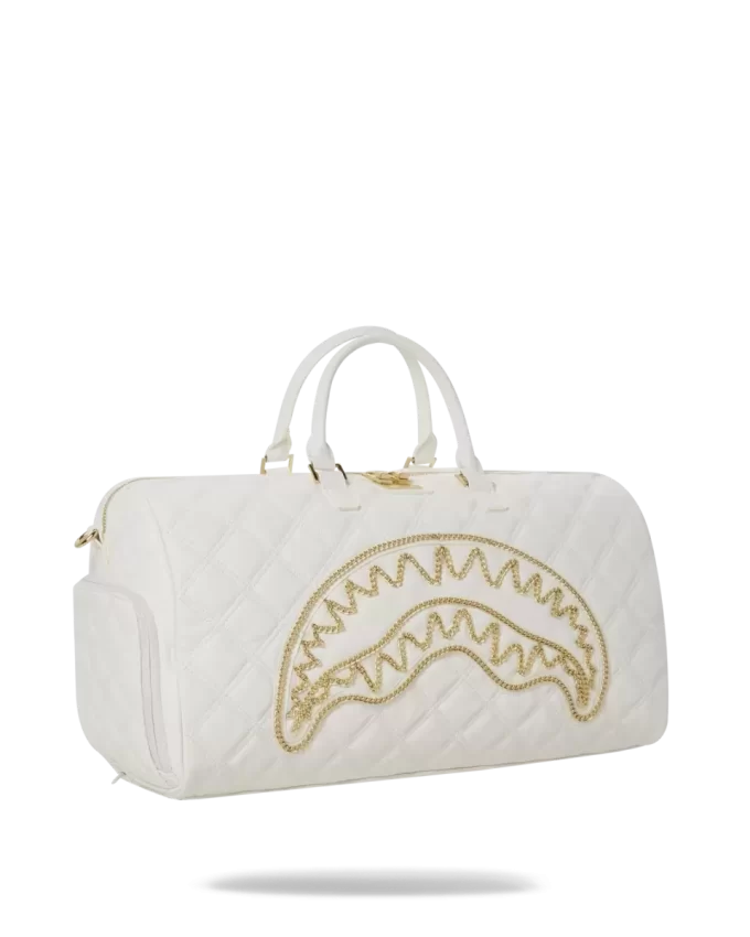 BOLSA DE BOLSA TIBURÓN CADENA ORO RIVIERA LE BLANC BOLSA DE BOLSA TIBURÓN CADENA ORO RIVIERA LE BLANC