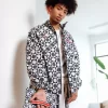 Bolsa de bolsillo de la colaboración de Ron English con estampado de cuadros de caniche