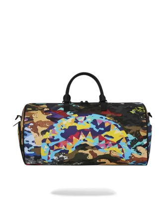 BOLSA DE CAMUFLAJE CORTADA Y DIVIDIDA