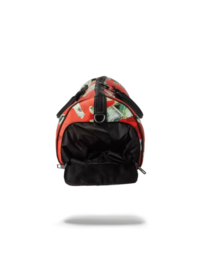 Bolsa de lona con estampado de camuflaje (rojo) Bolsa de lona con estampado de camuflaje (rojo)