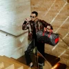 Bolsa de lona con ruedas del Club Tiburón de Mónaco Bolsa de lona con ruedas del Club Tiburón de Mónaco