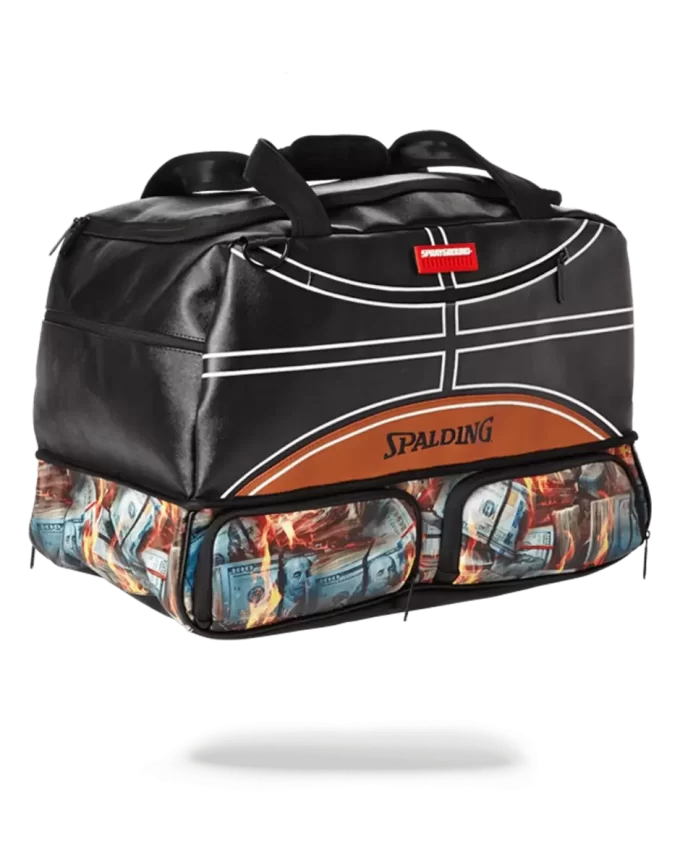 Bolsa de lona para zapatillas Spalding x Sprayground Fire Money Bolsa de lona para zapatillas Spalding x Sprayground Fire Money