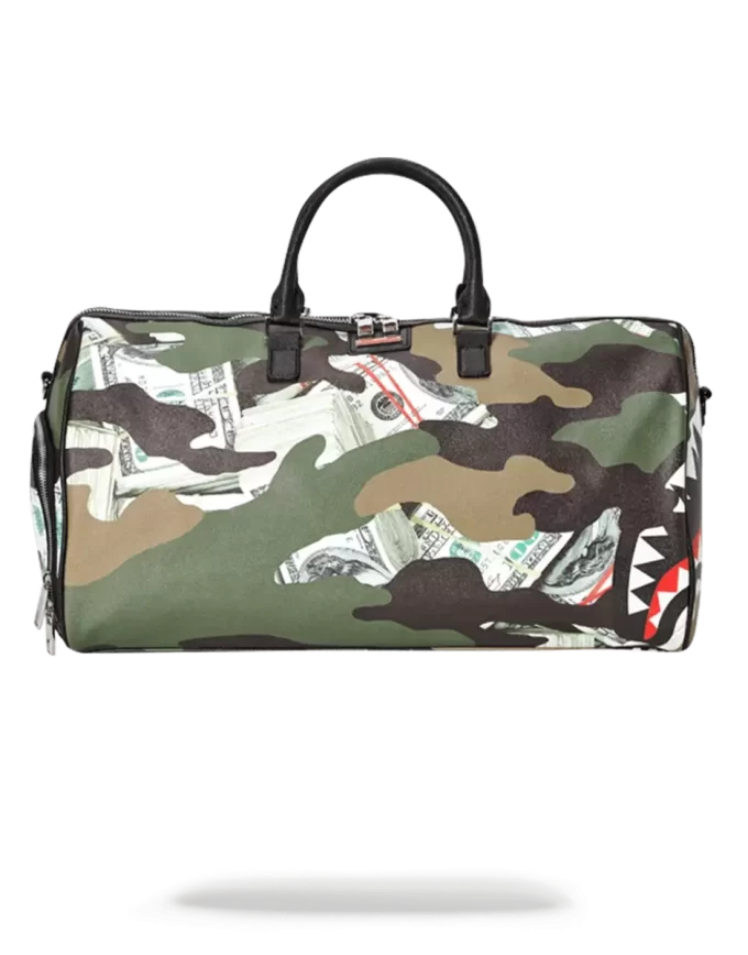 BOLSA DE VIAJE CAMUFLAJE TIBURÓN DE DINERO BOLSA DE VIAJE CAMUFLAJE TIBURÓN DE DINERO