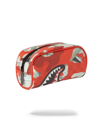 BOLSA PARA DINERO CAMUFLAJE (ROJA)