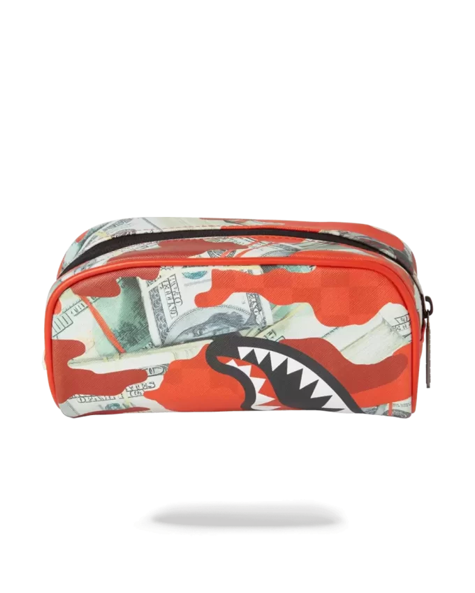 BOLSA PARA DINERO CAMUFLAJE (ROJA)