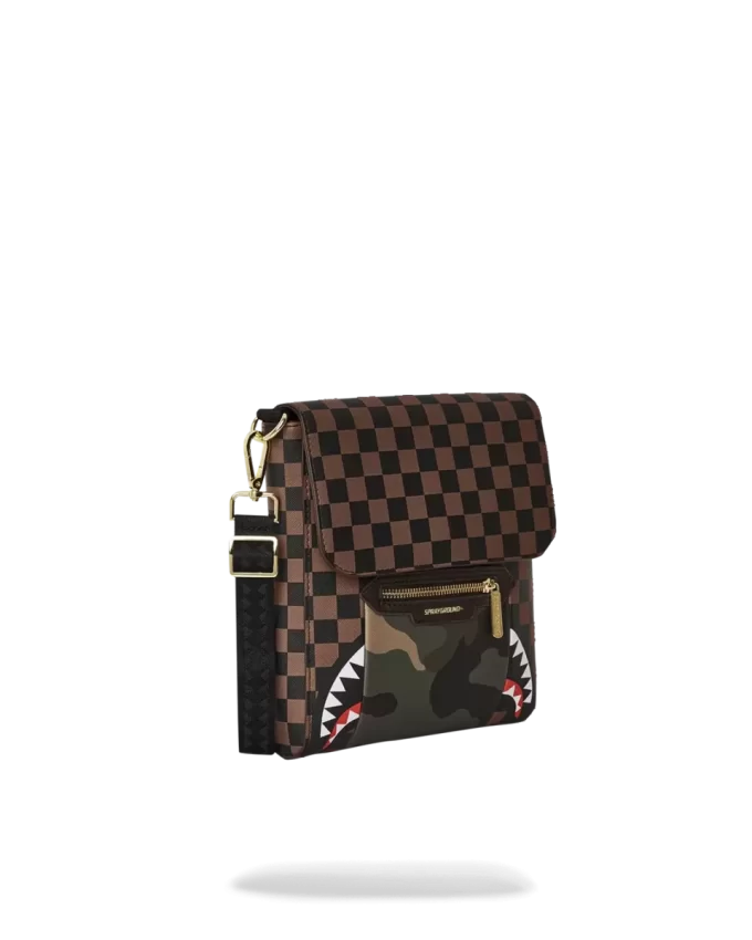 BOLSO BANDOLERA CON CREMALLERA EXTERIOR DORADO SHARKS IN PARIS BOLSO BANDOLERA CON CREMALLERA EXTERIOR DORADO SHARKS IN PARIS