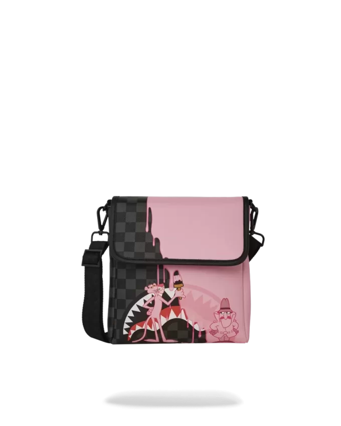 BOLSO BANDOLERA DE LA PANTERA ROSA PINTORA ROSA BOLSO BANDOLERA DE LA PANTERA ROSA PINTORA ROSA