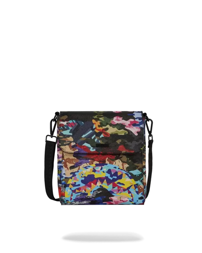 BOLSO BANDOLERA DE MENSAJERO CON CAMUFLAJE CORTADO Y DIVULGADO BOLSO BANDOLERA DE MENSAJERO CON CAMUFLAJE CORTADO Y DIVULGADO