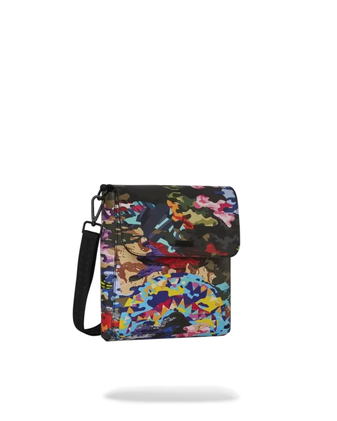 BOLSO BANDOLERA DE MENSAJERO CON CAMUFLAJE CORTADO Y DIVULGADO BOLSO BANDOLERA DE MENSAJERO CON CAMUFLAJE CORTADO Y DIVULGADO