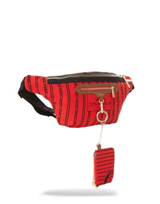 BOLSO BANDOLERA REVERSE SHARKS IN PARIS (ROJO)
