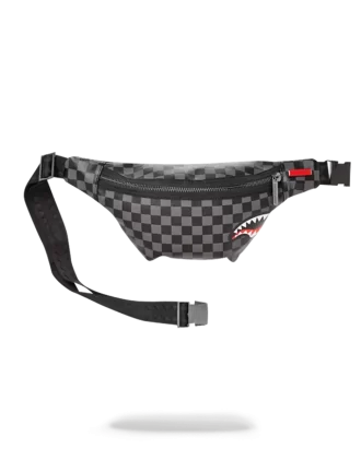 BOLSO BANDOLERA TIBURONES EN PARÍS (EDICIÓN A CUADROS NEGROS)