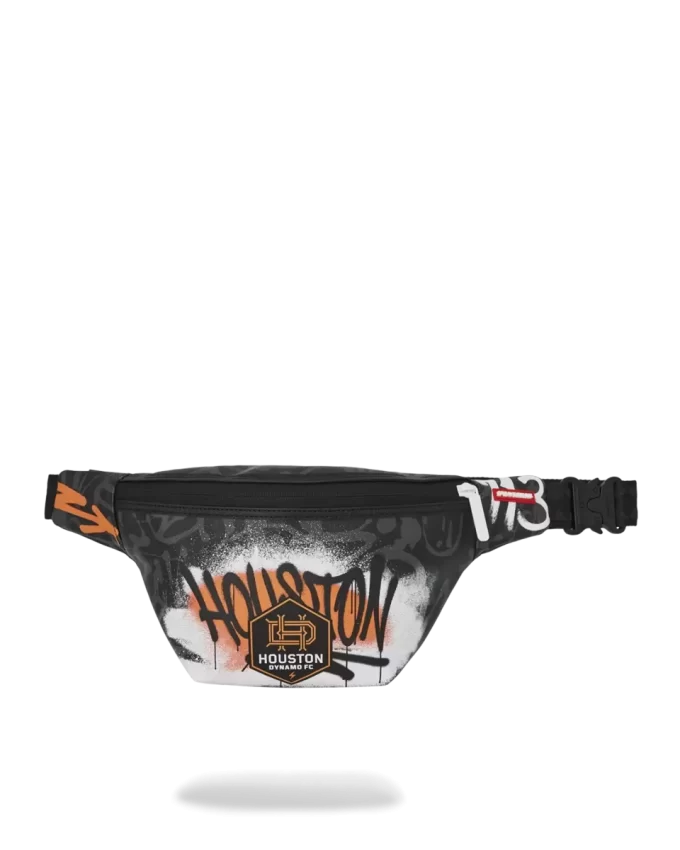 Bolso cruzado con diseño de arte callejero del Houston Dynamo FC de la MLS Bolso cruzado con diseño de arte callejero del Houston Dynamo FC de la MLS