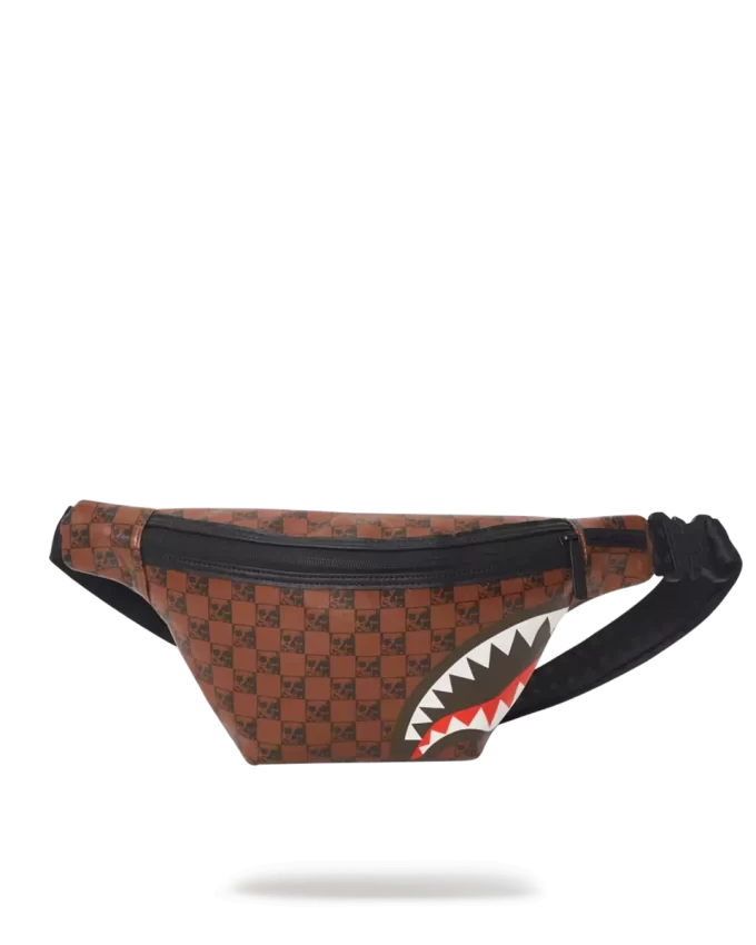 Bolso cruzado con diseño de tiburones y calaveras Bolso cruzado con diseño de tiburones y calaveras