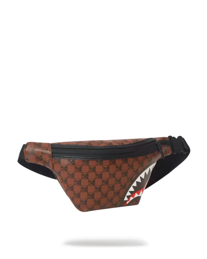 Bolso cruzado con diseño de tiburones y calaveras Bolso cruzado con diseño de tiburones y calaveras