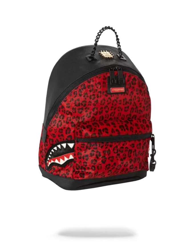 BOLSO DE 6 CORREAS EMPERATRIZ LEOPARDO ROJO (PELO DE PONI) BOLSO DE 6 CORREAS EMPERATRIZ LEOPARDO ROJO (PELO DE PONI)