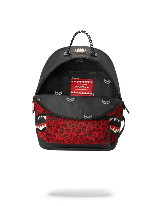 BOLSO DE 6 CORREAS EMPERATRIZ LEOPARDO ROJO (PELO DE PONI) BOLSO DE 6 CORREAS EMPERATRIZ LEOPARDO ROJO (PELO DE PONI)