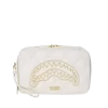 BOLSO DE ASEO RIVIERA LE BLANC CON CADENA DORADA Y DISQUERO BOLSO DE ASEO RIVIERA LE BLANC CON CADENA DORADA Y DISQUERO