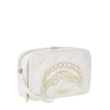 BOLSO DE ASEO RIVIERA LE BLANC CON CADENA DORADA Y DISQUERO BOLSO DE ASEO RIVIERA LE BLANC CON CADENA DORADA Y DISQUERO