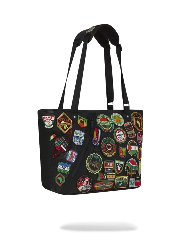 Bolso de carga A.I. THE 54 (Parches de África) Bolso de carga A.I. THE 54 (Parches de África)