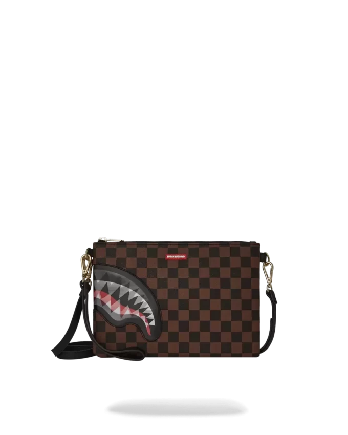 BOLSO DE MANO CON EFECTOS LENTICULARES Y CORREA PARA EL HOMBRO