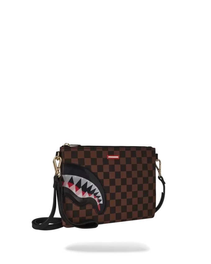 BOLSO DE MANO CON EFECTOS LENTICULARES Y CORREA PARA EL HOMBRO