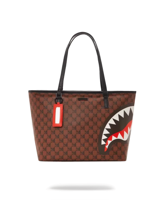 Bolso de mano con tiburones y calaveras Bolso de mano con tiburones y calaveras