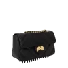 BOLSO DE MANO TIBURÓN CON CADENA DORADA Y QUILTADO NOIR BOLSO DE MANO TIBURÓN CON CADENA DORADA Y QUILTADO NOIR