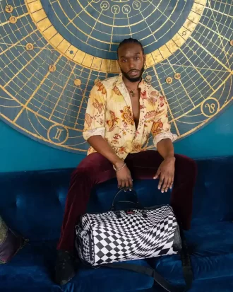 BOLSO DE VIAJE A CUADROS TRIPPY
