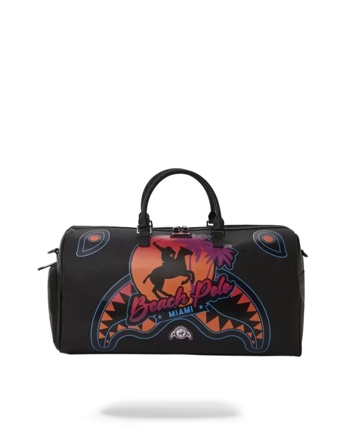 BOLSO DE VIAJE DE LA COLABORACIÓN CON POLO DE MIAMI BEACH (NEGRO) BOLSO DE VIAJE DE LA COLABORACIÓN CON POLO DE MIAMI BEACH (NEGRO)