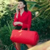 BOLSO DE VIAJE EMPERADOR DE LA RIVIERA ROJA BOLSO DE VIAJE EMPERADOR DE LA RIVIERA ROJA
