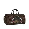 BOLSO DE VIAJE EXTERIOR CON CREMALLERA DORADA Y BOLSILLO CON CREMALLERA «TIBURONES EN PARÍS» BOLSO DE VIAJE EXTERIOR CON CREMALLERA DORADA Y BOLSILLO CON CREMALLERA «TIBURONES EN PARÍS»