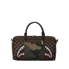 BOLSO DE VIAJE MINI TIBURONES EN PARÍS CON BOLSILLO EXTERIOR CON CREMALLERA DORADA BOLSO DE VIAJE MINI TIBURONES EN PARÍS CON BOLSILLO EXTERIOR CON CREMALLERA DORADA
