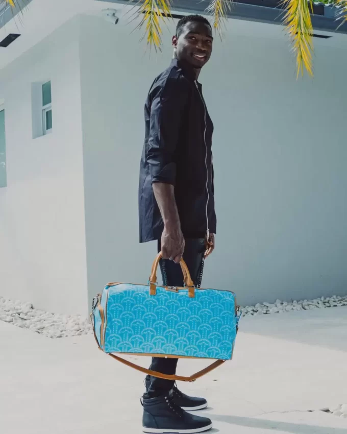BOLSO DE VIAJE TURQUESA ILLUCHAINS