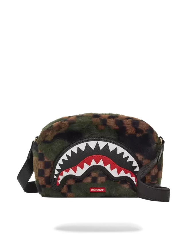 BOLSO MENSAJERO DE TIBURÓN DE PELO BIG SKY BOLSO MENSAJERO DE TIBURÓN DE PELO BIG SKY
