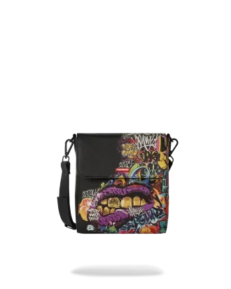 BOLSO MENSAJERO HALF GRAF LIPS