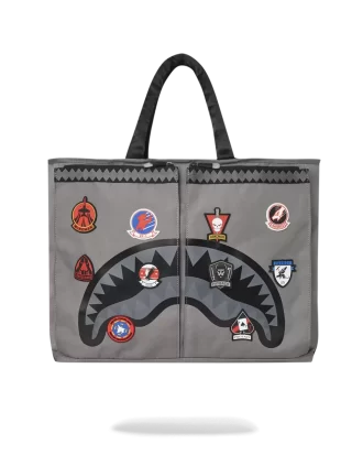 Bolso oficial de piloto de la colaboración con la tripulación de vuelo de Top Gun