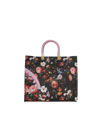 Bolso Tortuga de Jardín de Flores