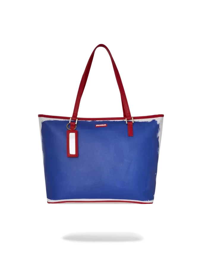 Bolso tote artístico The Big Blue Purse de Keith Haring Bolso tote artístico The Big Blue Purse de Keith Haring